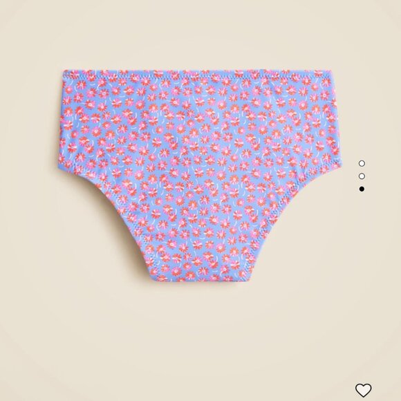 J.Crew Balconette Bikini Set – Lavender Daisy Floral – Top & High-Waisted Bottom - Picture 4 of 6